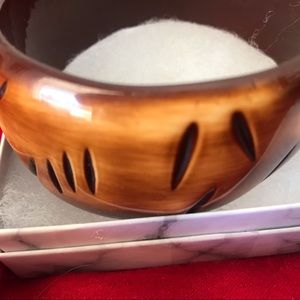 LAKO KULA Super wide detailed Hawaiian bangle